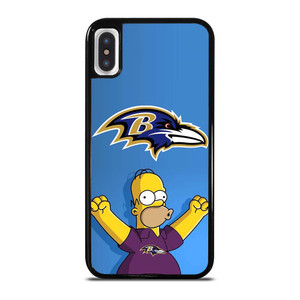 BALTIMORE RAVENS THE SIMPSON iPhone X / XS Case Cover