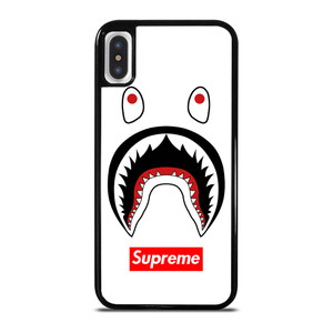 BAPE CAMO SHARK SUPREME WHITE iPhone X / XS Case Cover