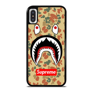 BAPE CAMO SHARK SUPREME iPhone X / XS Case Cover