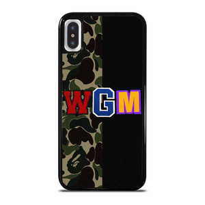 BAPE WGM CAMO iPhone X / XS Case Cover