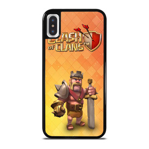 BARBARIAN KING CLASH OF CLANS COC iPhone X / XS Case Cover