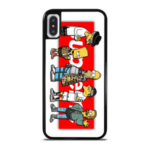 BART SIMPSON X SUPREME LOGO iPhone X / XS Case Cover