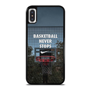 BASKETBALL NEVER STOPS RING iPhone X / XS Case Cover