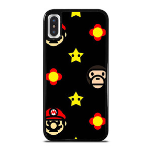 BATHING APE BAPE MARIO BROS iPhone X / XS Case Cover