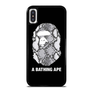 BATHING APE SNAKE SKIN iPhone X / XS Case Cover