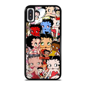BETTY BOOP COLLAGE FACE iPhone X / XS Case Cover