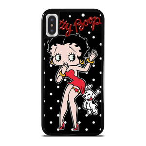 BETTY BOOP POLKA DOT CARTOON  iPhone X / XS Case Cover