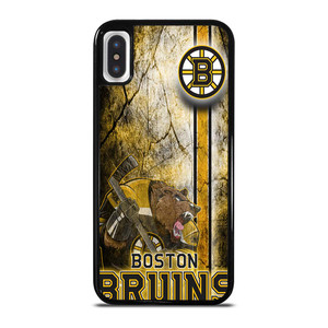 BOSTON BRUINS HOCKEY TEAM LOGO iPhone X / XS Case Cover