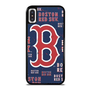 BOSTON RED SOX LOGO COLLAGE iPhone X / XS Case Cover