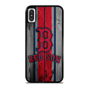 BOSTON RED SOX WOODEN LOGO iPhone X / XS Case Cover