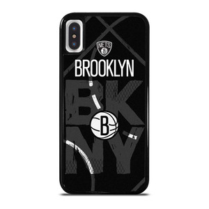 BROOKLYN NETS BASEBALL LOGO NBA iPhone X / XS Case Cover