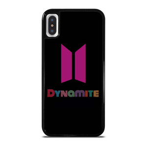 BTS BANGTAN BOYS DYNAMITE LOGO iPhone X / XS Case Cover