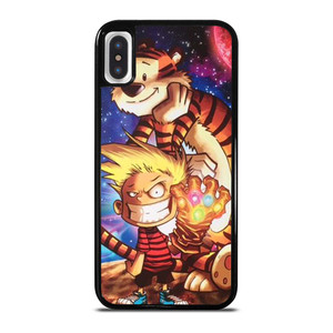 CALVIN AND HOBBES INFINITY GAUNTLET iPhone X / XS Case Cover