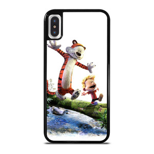CALVIN AND HOBBES RIVER WOOD iPhone X / XS Case Cover