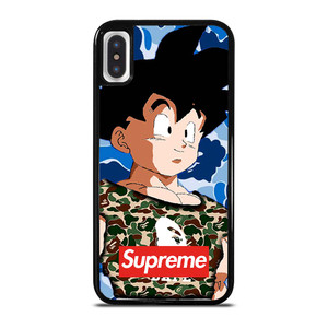 CAMO GOHAN BAPE SUPREME iPhone X / XS Case Cover