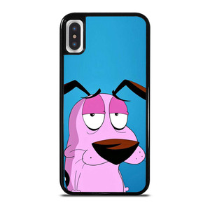CARTOON COURAGE THE COWARDLY DOG iPhone X / XS Case Cover