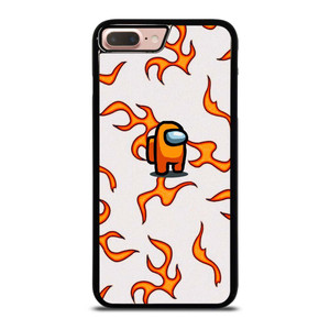 AMONG US ORANGE FLAMES iPhone 7 / 8 Plus Case Cover AMONG US ORANGE FLAMES iPhone 7 / 8 Plus Case Cover