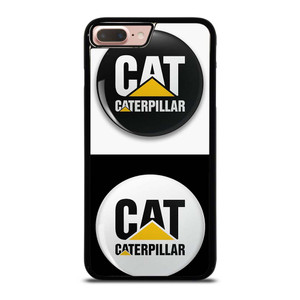 CAT CATERPILLAR WHITE BLACK iPhone 7 / 8 Plus Case Cover CAT CATERPILLAR WHITE BLACK iPhone 7 / 8 Plus Case Cover