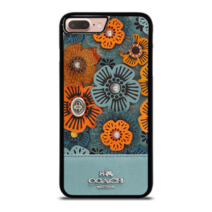 COACH NEW YORK BLUE TEA ROSE iPhone 7 / 8 Plus Case Cover COACH NEW YORK BLUE TEA ROSE iPhone 7 / 8 Plus Case Cover