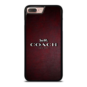COACH NEW YORK LOGO LEATHER iPhone 7 / 8 Plus Case Cover COACH NEW YORK LOGO LEATHER iPhone 7 / 8 Plus Case Cover