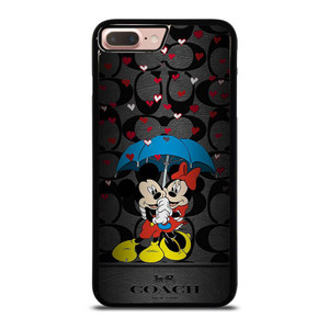 COACH NEW YORK MICKEY MINNIE MOUSE UMBRELLA iPhone 7 / 8 Plus Case Cover
