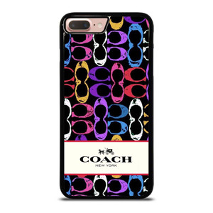 COACH NEW YORK PATTERN COLOR iPhone 7 / 8 Plus Case Cover COACH NEW YORK PATTERN COLOR iPhone 7 / 8 Plus Case Cover