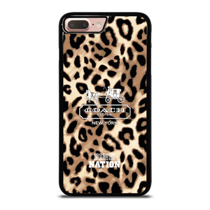COACH NEW YORK PINK NATION LEPOARD iPhone 7 / 8 Plus Case Cover