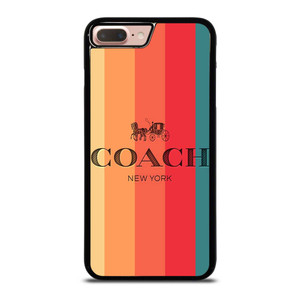 COACH NEW YORK STRIPES 2 iPhone 7 / 8 Plus Case Cover