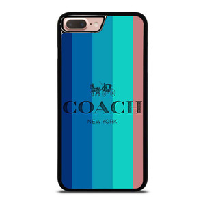 COACH NEW YORK STRIPES iPhone 7 / 8 Plus Case Cover