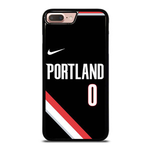 DAMIAN LILLARD PORTLAND TRAIL BLAZERS BLACK iPhone 7 / 8 Plus Case Cover DAMIAN LILLARD PORTLAND TRAIL BLAZERS BLACK iPhone 7 / 8 Plus Case Cover