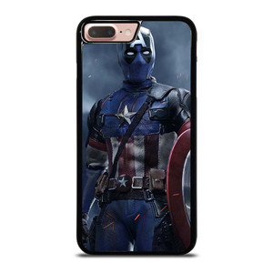 DEADPOOL CAPTAIN AMERICA MARVEL iPhone 7 / 8 Plus Case Cover DEADPOOL CAPTAIN AMERICA MARVEL iPhone 7 / 8 Plus Case Cover