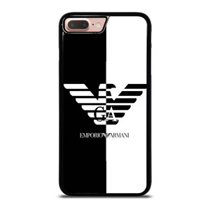 EMPORIO ARMANI WHITE BLACK iPhone 7 / 8 Plus Case Cover