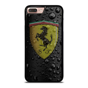 FERRARI DROP WATER BLACK iPhone 7 / 8 Plus Case Cover