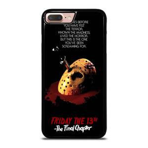 JASON FRIDAY THE 13TH HORROR MOVIE iPhone 7 / 8 Plus Case Cover JASON FRIDAY THE 13TH HORROR MOVIE iPhone 7 / 8 Plus Case Cover