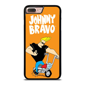 JOHNNY BRAVO CARTOON RIDING BIKE iPhone 7 / 8 Plus Case Cover