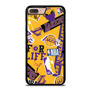 LA LOS ANGELES LAKERS STICKER BOMB iPhone 7 / 8 Plus Case Cover LA LOS ANGELES LAKERS STICKER BOMB iPhone 7 / 8 Plus Case Cover
