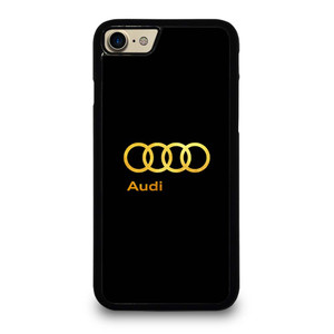AUDI CAR GOLD LOGO iPhone 7 / 8 Case Cover AUDI CAR GOLD LOGO iPhone 7 / 8 Case Cover