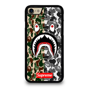 BAPE SHARK SUPREME CAMO 2 iPhone 7 / 8 Case Cover
