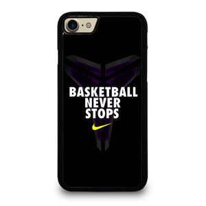 BASKETBALL NEVER STOPS BLACK MAMBA iPhone 7 / 8 Case Cover