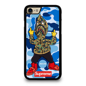 BATHING APE SUPREME SHARK CAMO iPhone 7 / 8 Case Cover BATHING APE SUPREME SHARK CAMO iPhone 7 / 8 Case Cover
