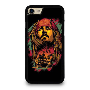 CAPTAIN JACK PIRATES OF THE CARIBBEAN ART iPhone 7 / 8 Case Cover