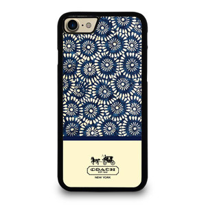 COACH NEW YORK BLUE FLORAL BATIK iPhone 7 / 8 Case Cover COACH NEW YORK BLUE FLORAL BATIK iPhone 7 / 8 Case Cover
