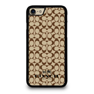 COACH NEW YORK BROWN iPhone 7 / 8 Case Cover COACH NEW YORK BROWN iPhone 7 / 8 Case Cover