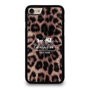 COACH NEW YORK LEOPARD iPhone 7 / 8 Case Cover