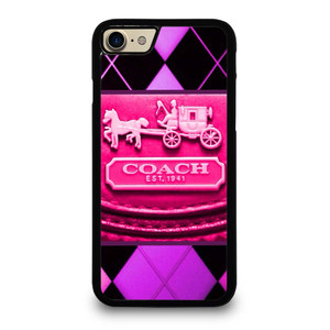 COACH NEW YORK PURPLE PINK LOGO iPhone 7 / 8 Case Cover COACH NEW YORK PURPLE PINK LOGO iPhone 7 / 8 Case Cover