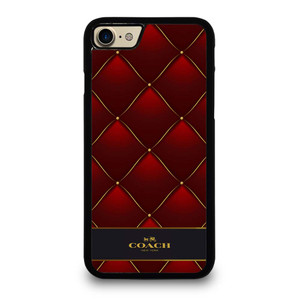 COACH NEW YORK RED GOLD iPhone 7 / 8 Case Cover COACH NEW YORK RED GOLD iPhone 7 / 8 Case Cover