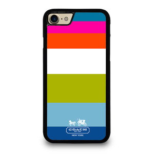 COACH NEW YORK STRIPE iPhone 7 / 8 Case Cover