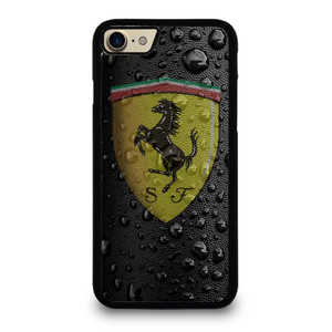 FERRARI DROP WATER BLACK iPhone 7 / 8 Case Cover FERRARI DROP WATER BLACK iPhone 7 / 8 Case Cover