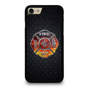 FIREFIGHTER FIREMAN METAL LOGO iPhone 7 / 8 Case Cover