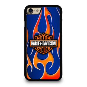 HARLEY DAVIDSON BLUE FLAME LOGO iPhone 7 / 8 Case Cover